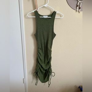 Lovers & Friends Green Scrunch Dress
